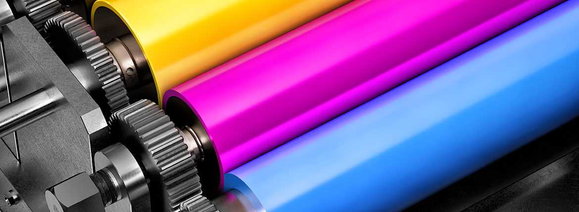 Printing Mechinge - color roller | Printing Brisbane